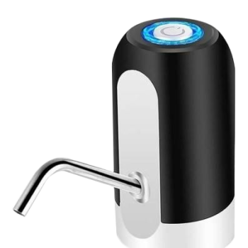 Abgrow Automatic Wireless Can Water Can Dispenser Pump with Rechargeable Battery for 20 L Bottle Can | Wireless Automatic Water Dispenser Pump with Rechargeable Li-Ion Battery for 20 L Cans with Portable USB Charging with USB Cable Bottled Water Dispenser