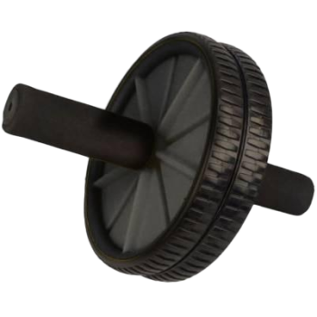Wonder World ™ Dual Ab Wheel Roller Abdominal Exercise Equipment Ab Exerciser (Black)